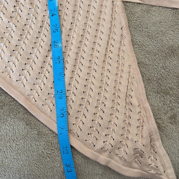 Soft Surroundings Inglis Silk‎ Blend Perforated Open Pontelle Cardagin - Picture 8 of 9